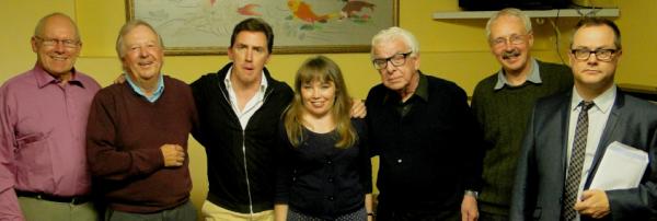 With #IHaven'tAClue. Gr8 2 meet!! #GraemeGarden, #TimBrooke-Taylor,#RobBrydon, #BarryCryer, #ColinSell #Jack Dee