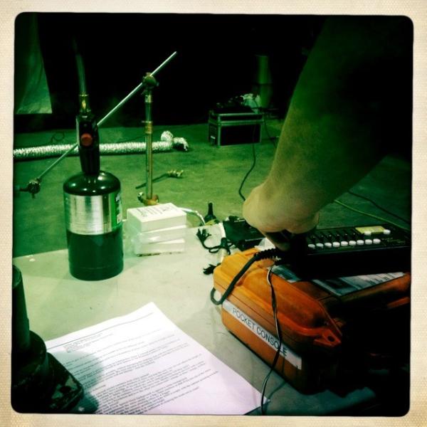 hanging at J&amp;M Effects, smoking up a storm...