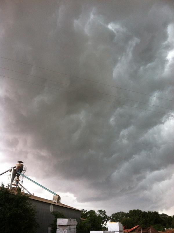 Above the mill in Cottonwood, CA -5:30 this afternoon .... You could feel the energy