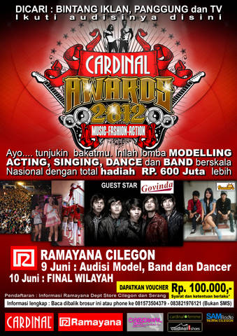 Audisi 'CARDINAL AWARDS 2012,utk Wil.Cilegon,pendaftran@samradiocilegon@GovindaOfficial, <a href="/ifan_govinda/">Muhammad Irfan</a>