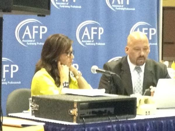 Just did interview w/Ted Hart, NonProfit Coach-Online Radio Show here @ AFP TechKnow Conference. Topic: Giving USA!