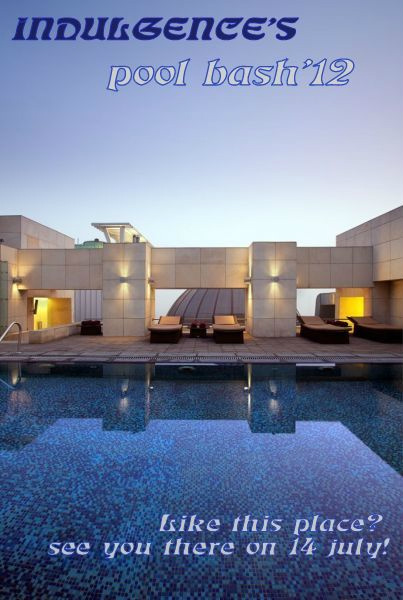 EntIndulgence's tweet image. Pool party at Fraser Suites