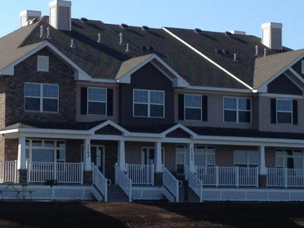 The Crossing at Big Lake. Residents moved into their new homes last weekend.