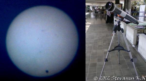 Pengamatan venus di ITS Physics Dept.  @fisikaFMIPAITS