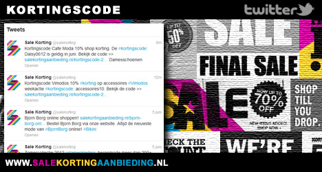 salekorting's tweet image. Kortingscode tweets! Korting acties en online kleding webshop aanbiedingen volg @salekorting 10% 20% 30% #korting.