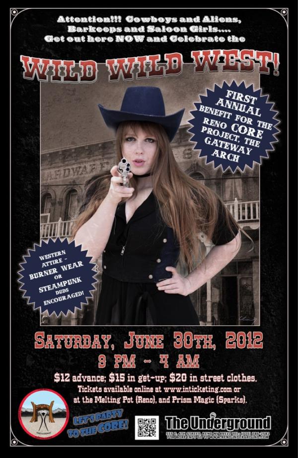 RenoCore's tweet image. Reno CORE wild west fundraiser at the underground June 30!