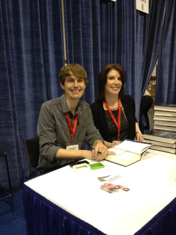 HeatherDbooks's tweet image. @kcemerson signing #lostcode @HarperCollins