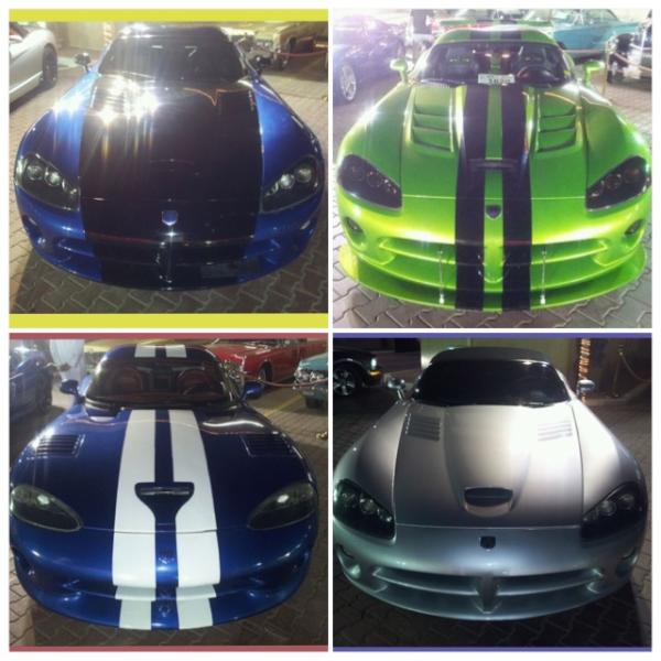 مجموعة دودج ڤايبر من إحتفالية كارول شلبي في متحف السيارات