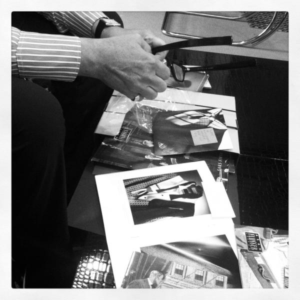 Photo shoot.  Reminiscing through old catalogues from days passed, looking for inspiration.