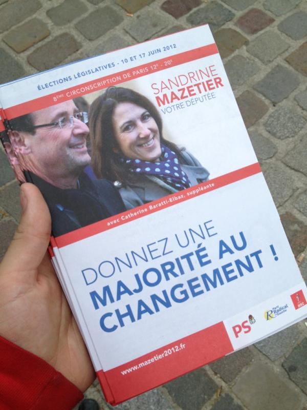 Diffusion à Cour Saint-Emilion. Donnons une majorité au changement avec @S_Mazetier #7508 #ps12e