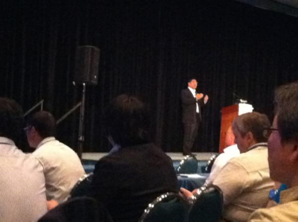 SensorsConverge's tweet image. will tu from @arm delivering &quot;the Internet of things&quot; keynote #sensors12