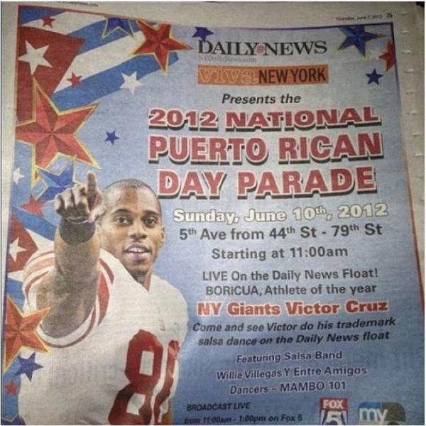 RaySanti's tweet image. The NY Daily News did all Puerto Ricans proud this morning #WrongFlag #GoodJob #GoodEffort