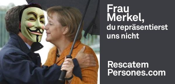 compromis's tweet image. Frau Merkel, du repräsentierst uns nicht! #StopMerkel #RescatemPersones rescatempersones.com