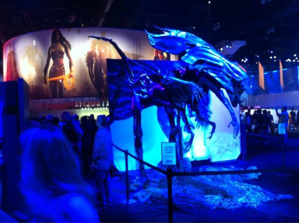 Thespen's tweet photo. Sega booth is actually attractive this year. Nice work, guys! http://t.co/4gGhoJ9l