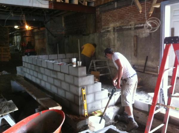 NSCleanTech's tweet image. You never forget your first time; congrats to @CarbonCure on their first installation of CarbonCure block in NS!