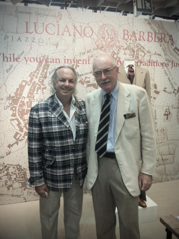 Happy we were able to spend some quality time with our friend and style arbiter, Maestro Luciano Barbera.  Òttimo!!!