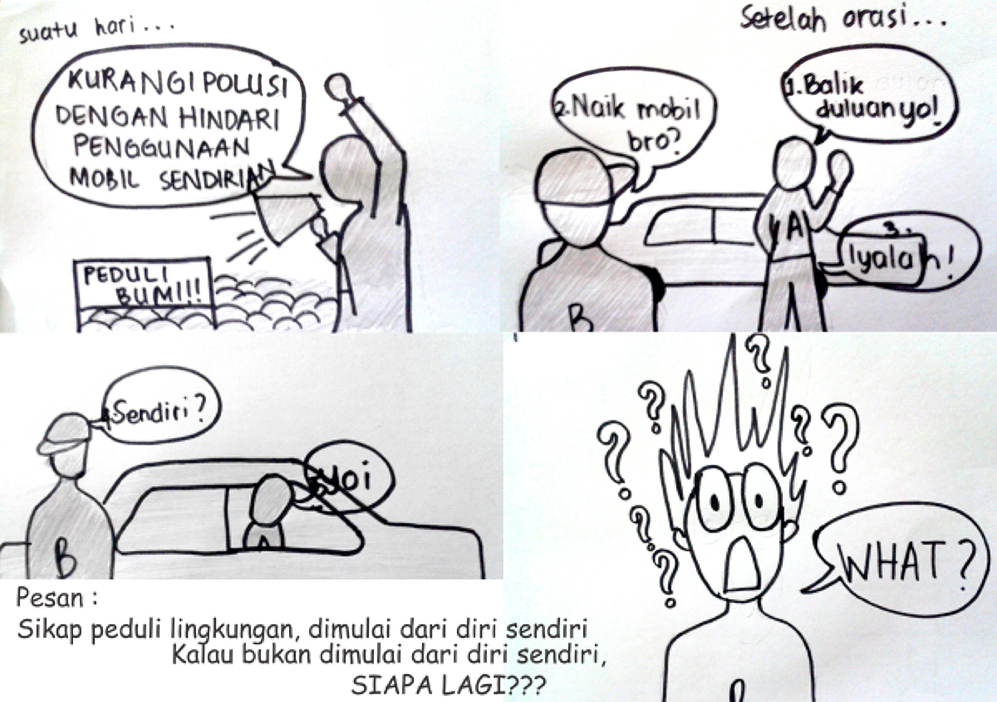 Gambar Komik Peduli Lingkungan Komicbox