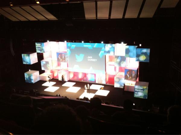 Jack Dorcey from #twitter is media person of the year #CannesLions