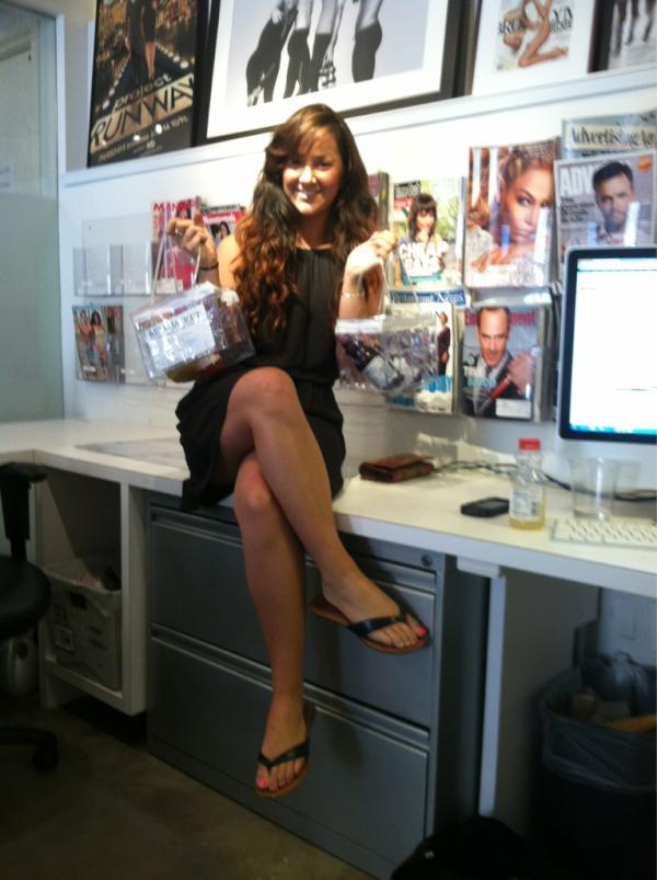 MollyRBT's tweet photo. Enjoying my free @RedJacketJuice at the @FullPicturePR office!!! Great refreshment on a hot NYC day! THANK YOU! http://t.co/ljm7GYzr