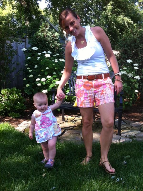 GinaGooden's tweet photo. Never too young to start celebrating #nationalwearyourlillyday  @LillyPulitzer http://t.co/XibjxHYy