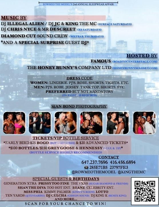 rowmeothemodel's tweet image. S/O ALL THE PPL FROM #Hamilton MSGIN ME ABOUT #NIGHTYNIGHT #PYJAMAJAM NEXT FRIDAY! #Toronto @MercyNone