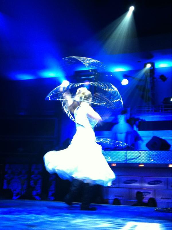 TELUS's tweet photo. Very cool show at the @samsungcanada #GS3Launch party! http://t.co/No9ESJGc