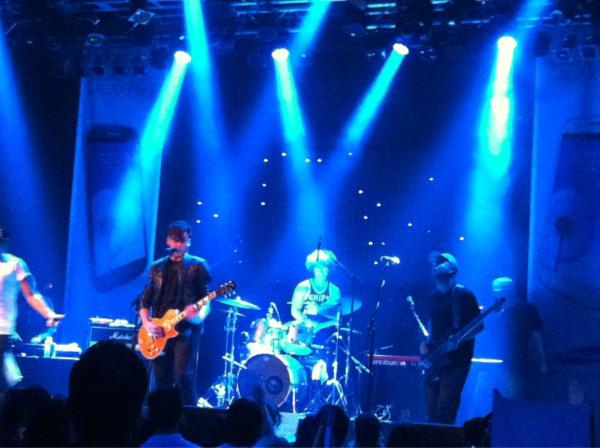 TELUS's tweet photo. Enjoying @DOWNWITHWEBSTER at the @samsungcanada #GS3launch! http://t.co/wOjXBzTl