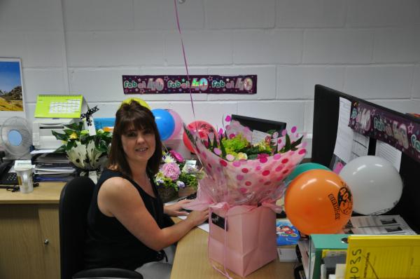 N2Viscom's tweet image. Happy Birthday for yesterday Calogera! 40 years young... No more cakes this week please people!! x