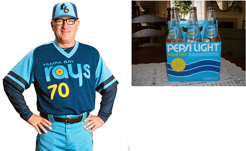 Paul Lukas on X: Hmmm, was the Rays' 1979 fauxback design based on a 1970s  soda pop brand? Judge for yourself.  / X