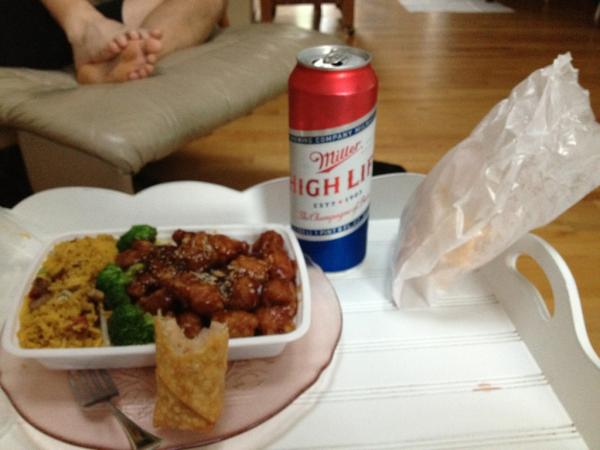@BrendanHalter hope you're enjoying your Chinese I know I am #chinesefoodthursday