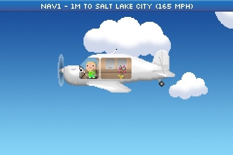 thelogster's tweet image. My NAVIGATOR-C flying from Chihuahua to Salt Lake City in Pocket Planes for iOS! #nimblebit