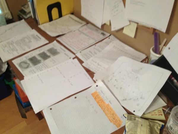 ZViminitz's tweet photo. Studying on moms desk last day tmmr !!!!! http://t.co/CYE83mKY