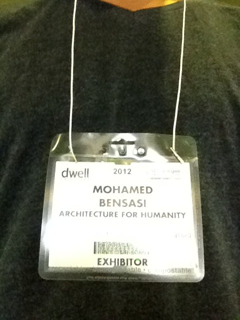 aLibyan's tweet image. Got my badge on! #architectureforhumanity #dwellondesign2012