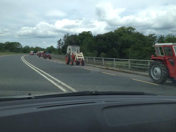 SarahTigue's tweet image. Random sight. Some kind of tractor rally or something #kerrylife. Love it! Lovely afternoon with my girl Jen x