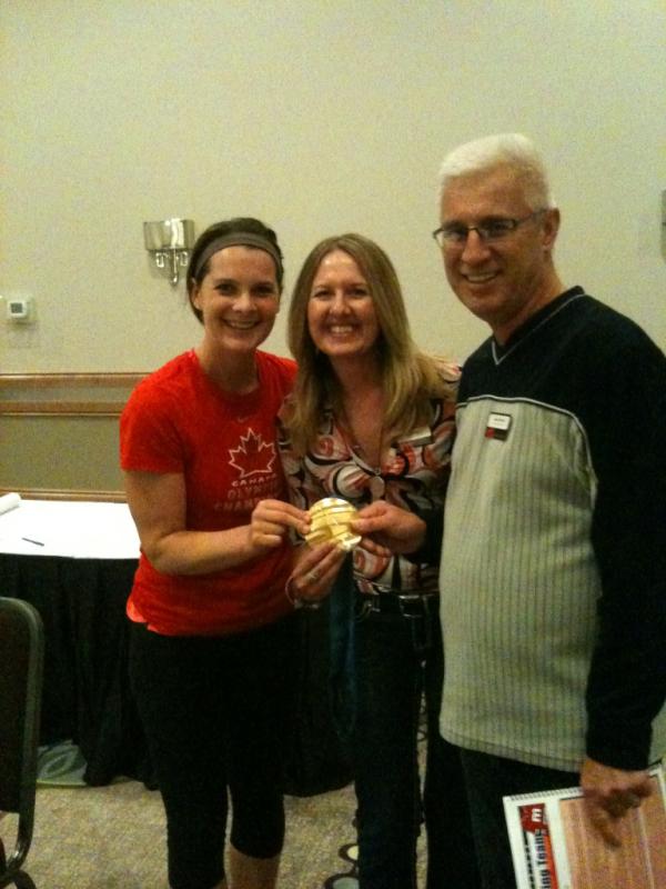 KimmiiP's tweet photo. Fantastic speakers at Magnetsigns Conference. 3 time Olympic gold medalist Jennifer Botterill.  #canadianwomenshockey http://t.co/USebweL4