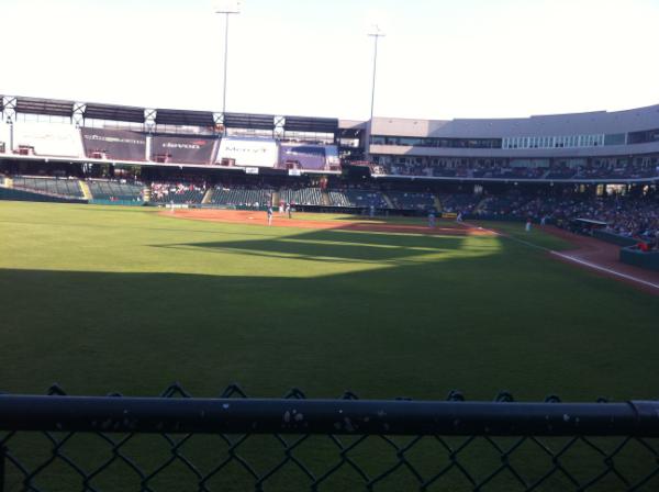 rtiest's tweet image. Great night at the ballpark and we are ahead 6 to 0!