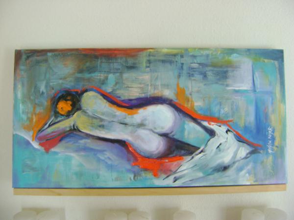 ARTBYMARLENE's tweet photo. new painting # the bare truth http://t.co/djP4tPMD