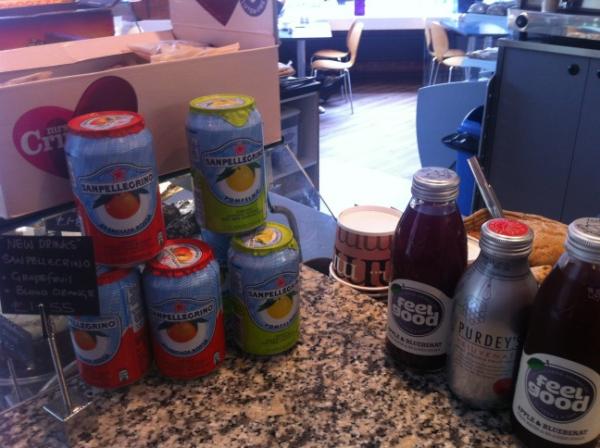 our new range of drinks!!!!