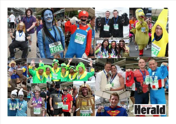 Midlands_editor's tweet image. Just a few of the costumes from yesterday's #greatmidlandsfunrun see the Herald and Sutton Observer for loads more pix