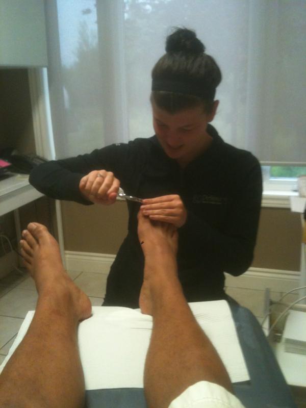 Megsie working on my feet #slavefeet
