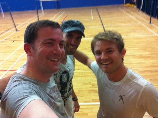 GeorgNolte's tweet photo. After the badminton desaster vs @neggy007 I lost 10:15 vs @nico_rosberg http://t.co/9RLUFWoV