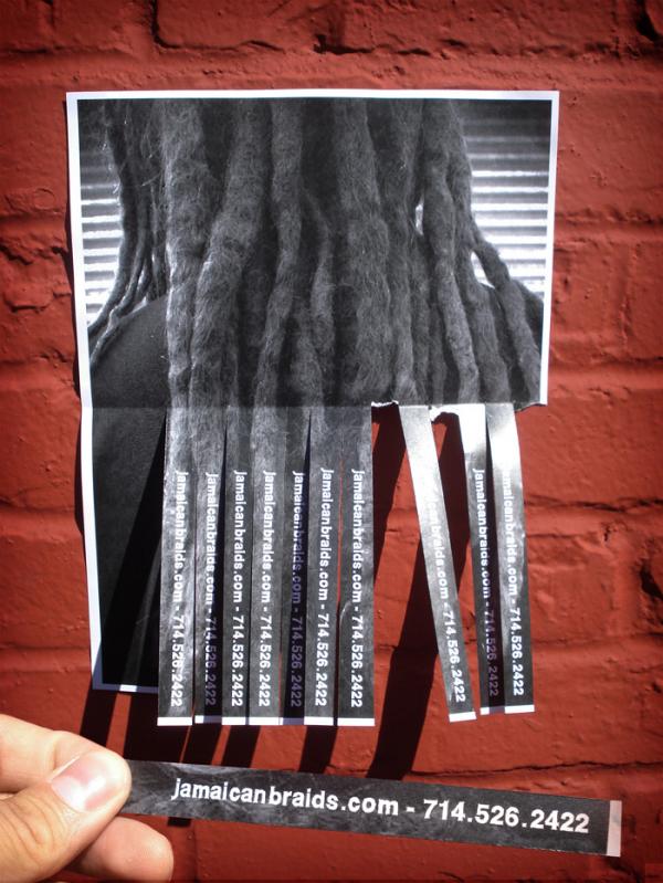 بوستر إبداعي لصالون شعر اسمه: الضفائر (الجدائل) الجمايكية  :)

#تسويق