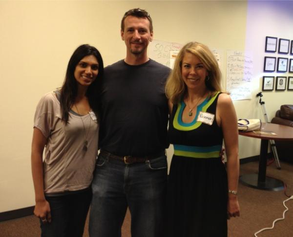 virtualhires's tweet photo. @uberchefs meets @ventureSHOT in preparation for the Funding Feeding Frenzy on June 20th. @FundingFF http://t.co/o4vLIx36