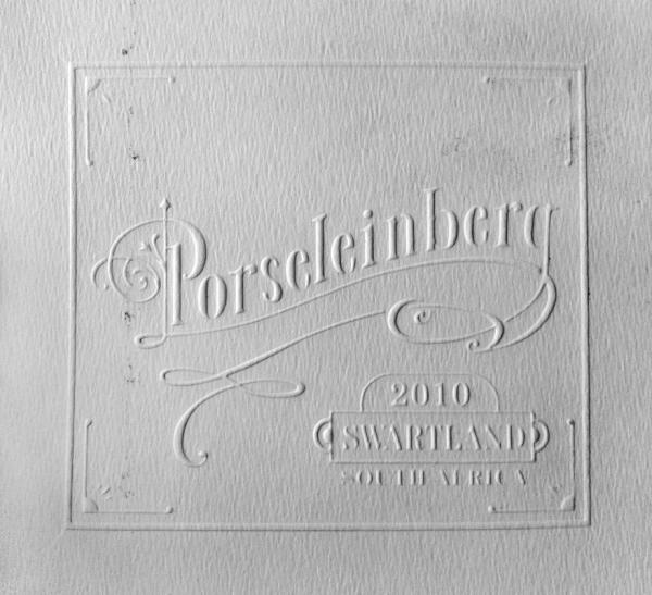 janneman_s's tweet photo. Porseleinberg label revealed! The "silent" launch... cc @SwartlandRev @WineCellarRSA - more pics to come soon. http://t.co/3D5vmbqx