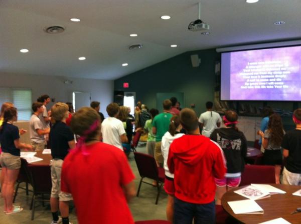 CoachBryan83's tweet image. CLI having some praise and worship this morning #TotusTuus #Cliffview