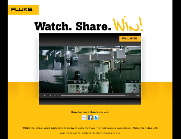 FlukeTI's tweet photo. Watch. Share. Win! And keep an eye out for those pesky #ninjas......http://ow.ly/bxhQ4 http://t.co/jUVPMtes