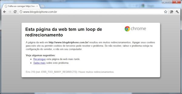 caconde's tweet photo. @blogdoiphone Já testei browsers, limpa cookie, usei outros dispositivos, tentei 3G e não funfa. Veja erro no Chrome http://t.co/xl2LoPFd
