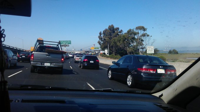 Damn! Hella #traffic on the #baybridge! http://t.co/rp24J7fO<a href="/tag/traffic"class="tags">#traffic</a><a href="/tag/baybridge"class="tags">#baybridge</a>