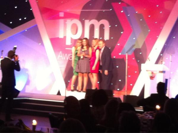 IPMGeneration's tweet image. #IPMAwards helen Pilkington accepts @IPMGeneration  one to watch award