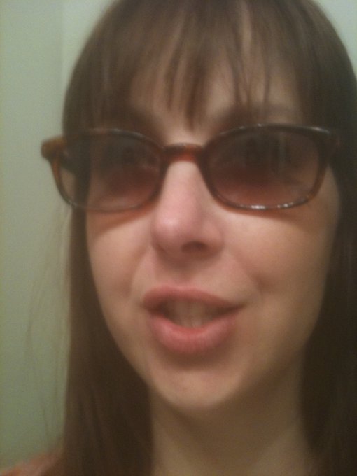 The worlds dorkiest sun glasses- what was I thinking...? And one side fell off. Time 4D garbe'&nbsp; http://t
